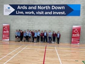 P6 at North Down Schools Badminton Festival